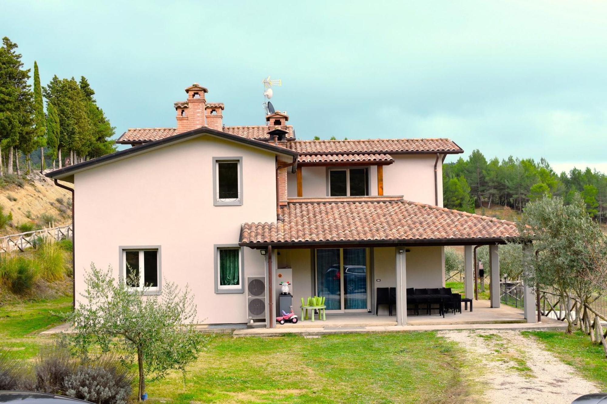 Casa Tiberina - Independent House With Private Pool Monte Santa Maria Tiberina, Umbria Apartman Kültér fotó