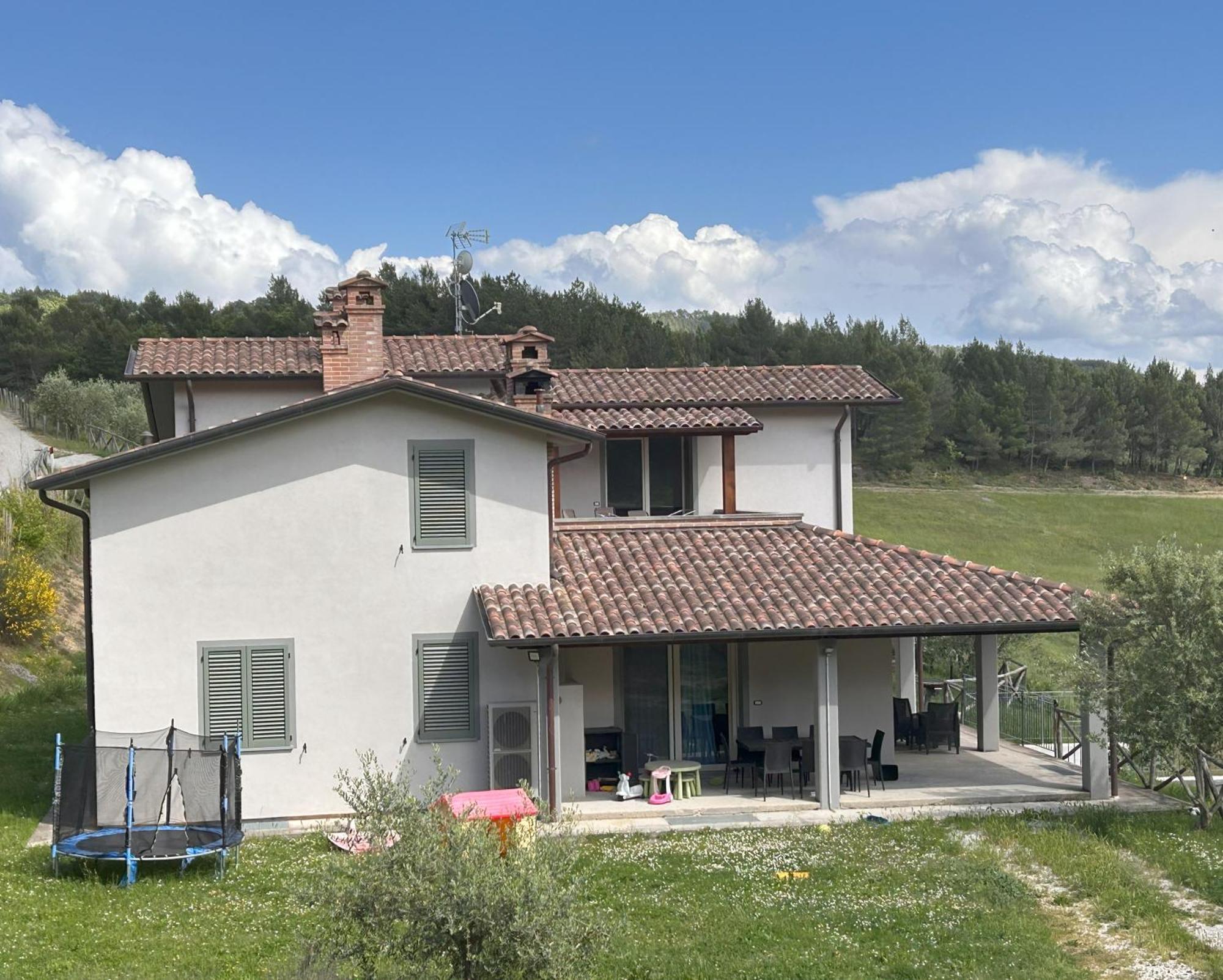 Casa Tiberina - Independent House With Private Pool Monte Santa Maria Tiberina, Umbria Apartman Kültér fotó